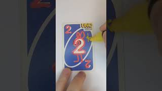 UNO CARD game 🎯 asmr❤️ subscribe 💖art unocards drawing draw uno unoflip asmr diy unoreverse [upl. by Trumann733]