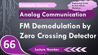 FM Demodulation by Zero Crossing Detector Basics Block Diagram Working amp Waveforms Explained [upl. by Nelon]