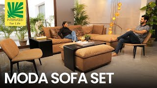 Introducing Moda Sofa Set Versatile Comfortable and Stylish Seating Solutions by Interwood [upl. by Ambie]