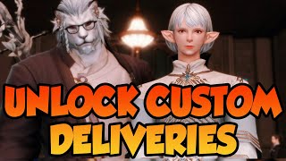 FFXIV How to Unlock Ameliance amp Custom Deliveries [upl. by Skardol342]