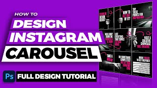 Instagram Carousel in Photoshop  Full easy Tutorial [upl. by Tama]