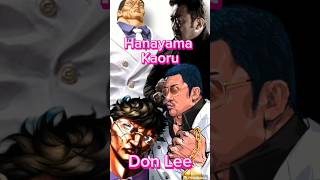 Kaoru Hanayama  Don Lee  Ma DongSeok  Baki The Grappler anime shorts yakuza gangster [upl. by Darreg39]