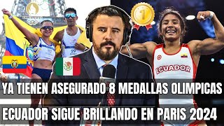 ¡DIA HISTORICO PARA ECUADOR MEXICANOS ASOMBRADOS CON MEDALLAS DE MOREJÓN PINTADO y YÉPEZ EN PARIS [upl. by Gawlas]