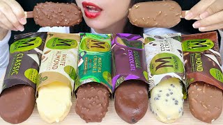 ASMR MAGNUM ICE CREAM BAR🍫 MAGNUM CLASSIC ALMOND MATCHA CRUMBLE COOKIES amp CREAM DOUBLE CHOCOLATE [upl. by Diamond]