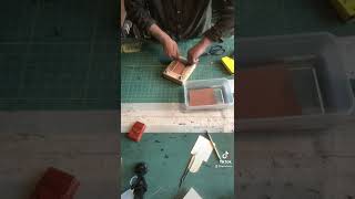 Tips amp Tricks wetmolding Vegtan leather [upl. by Byrne]