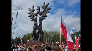 Pomnik Rzezi Wołyńskiej odsłonięcie 14 07 2024 r [upl. by Ihp968]