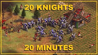 20 Knights 20 Minutes  BUILD ORDER [upl. by Esinev658]