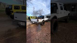 60 Diesel COLD START comment cold start diesel liftedtrucks insane [upl. by Sil]