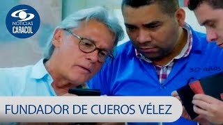 Vendiendo cinturones al hombro así empezó el fundador de Cueros Vélez  Noticias Caracol [upl. by Vinnie959]