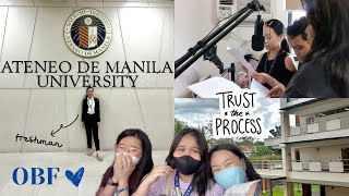 UNI VLOG 🎧 First Week of College in Ateneo ✦ Freshman Year Orsem Recweek Hangouts [upl. by Oirramed253]