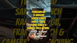 Pemasangan Dan Jual Tv Android Sansui 10inch Ram 4 Mobil Toyota Alphard 2010 JAGO AUDIO MEDAN fyp [upl. by Kristina]