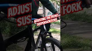 Adjusting The Front Suspension Fork Of A Rockshox Mountain Bike MTB [upl. by Naharba]