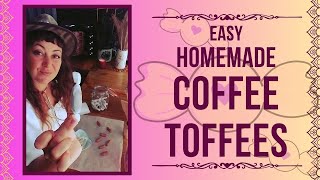 Easy Homemade Coffee Toffee RECIPE  watch full screen [upl. by Enyrat]