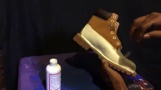 DIY HOW TO CUSTOMIZE TIMBERLAND BOOTS [upl. by Claudio111]