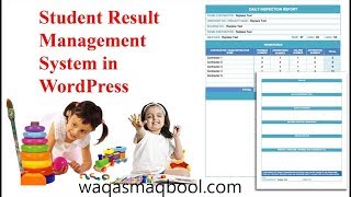 Online Student Result in Wordpress [upl. by Liane878]