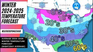 Winter 20242025 Temperature Forecast Colder Winter Upcoming [upl. by Esnofla]