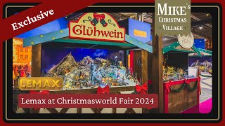 Lemax Christmas Villages 2024 Displays at Christmasworld Fair [upl. by Hal407]