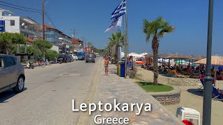 Leptokarya Greece Walking Tour 2022 [upl. by Nire]