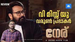 Neru Movie Review Mohanlal Jeethu Joseph JBITv neru [upl. by Neyugn444]