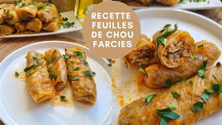 Recette de chou farci à la turque 🇹🇷 explication pas à pas ✅️ Lahana Sarmasi tarıfı [upl. by Emixam]