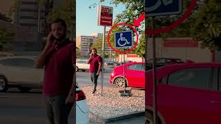 INSTANT Karma for WORST Handicap Spot Takers shorts [upl. by Landre]