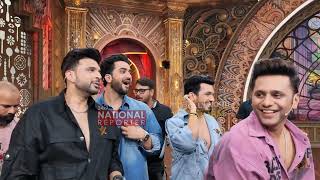 Karan Kundra Arjun BijlaniRahul VaidyaAly Goni Back To Back Masti Fun At Laughter Chefs Launch [upl. by Sage]