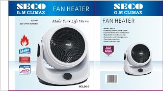 Seqo fan heater latest model 2024 [upl. by Halverson]