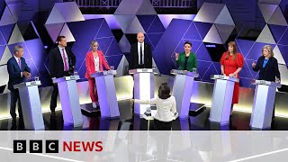 UK election debate sees political parties clash over tax and immigration  BBC News [upl. by Adah]