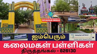 THIRUTHANGAL KALAIMAGAL SCHOOL  திஇநாஉ பாத்தியமான ஐம்பெரும் கலைமகள் பள்ளிகள்  SIVAKASI REELS [upl. by Seda]