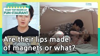 Are their lips made of magnets or what Stars Top Recipe at FunStaurant  KBS WORLD TV 210413 [upl. by Iror]