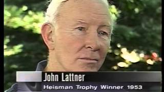 Heisman Heroes John Lattner [upl. by Dalenna]