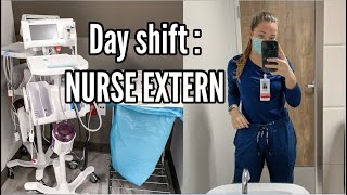 12 Hour Day Shift as a Nurse Extern in the Hospital [upl. by Ahsan718]