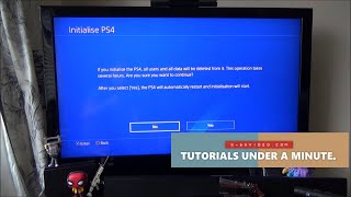 How to WIPE your PS4 Before SELLING IT [upl. by Perle]