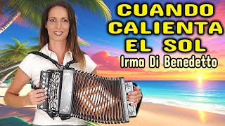 CUANDO CALIENTA EL SOL Bolero IRMA DI BENEDETTO  Organetto Abruzzese Accordion [upl. by Sualokin194]