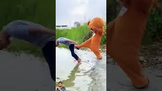 Best Teddy funny Video New Episode  1 funny comedy bigteddy teddybear [upl. by Nennerb574]