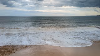 Hengistbury Head Beach slomo wave [upl. by Anelaf]