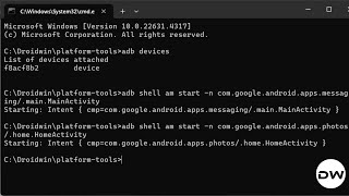 How to Launch any Android App via ADB Commands [upl. by Ahsaei]