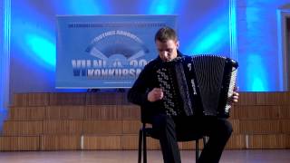 Patryk Sztabinski Poland II Prize winner at the International accordion competition VILNIUS 2013 [upl. by Cohbath]