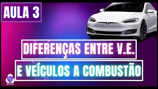 AULA 3  DIFERENÇAS ENTRE VEÍCULOS ELÉTRICOS E VEÍCULOS COM MOTOR DE COMBUSTÃO INTERNA [upl. by Hanikehs]