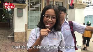 Sau buổi thi tuyển sinh lớp 10 tại TPHCM Học sinh xin lỗi bố mẹ vì kết quả không như ý [upl. by Lurie]