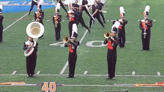 BRETT ROCKS HICKSVILLE MARCHING BAND COMETS COLOUR MY WORLD BRENTWOOD 9182022 [upl. by Carlita]