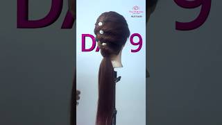 Day 9 Modern Braid Twist Hairstyle  50 Days 50 Hairstyles hairstyle hairtutorial [upl. by Rives308]