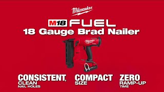 M18 FUEL™ 18 Gauge Brad Finishing Nailer  M18FN18GS0C [upl. by Iz]