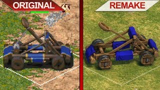 SBS Comparison  Age of Empires vs Age of Empires Definitive Edition  2018  ULTRA  PC [upl. by Trimmer]