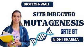 SITEDIRECTED MUTAGENESIS  MOLECULAR TOOLS  BIOTECHWALI AKTUDigitalEducationUP [upl. by Gotthelf]