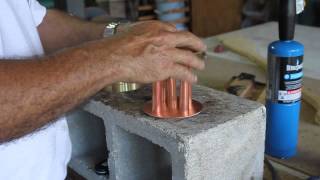 Dephlegmator fabrication video 2 for making Copper Moonshine Stills [upl. by Amsirp]