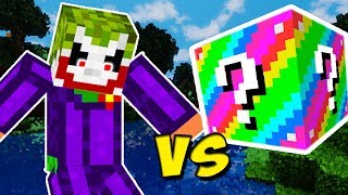 CORINGA VS LUCKY BLOCK ARCOÍRIS MINECRAFT LUCKY BLOCK CHALLENGE JOKER VS RAINBOW [upl. by Hoagland]