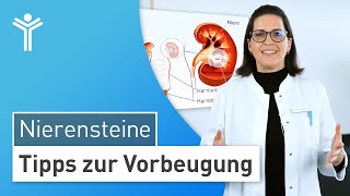 Nierensteine vermeiden Das können Sie selbst zur Vorbeugung von Nierensteinen tun [upl. by Fields]