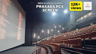 PCX Screen Prasads multiplex Hyderabad। Indias largest screen devara jrntr [upl. by Witha]