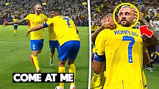 Marcelo Brozović Hugs amp Thanks Cristiano Ronaldo for Assist to his First Al Nassr Goal 🎯❤️ [upl. by Kcid767]